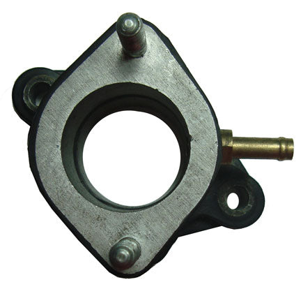 INTAKE MANIFOLD  CG200-250cc ATVs, Dirtbikes  ID=30mm H=38mm Bottom Bolts=62mm Ctr to Ctr  Top Bolts=48mm Ctr to Ctr