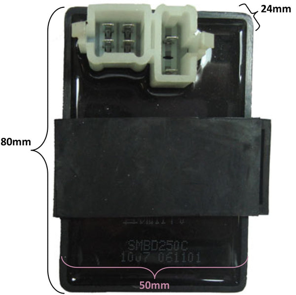 CDI Box 4 Stroke  150-250cc ATVs-Motorcycles  4 Pin in 4 Pin Jack  2 Pin in 3 Pin Jack  80x50x24