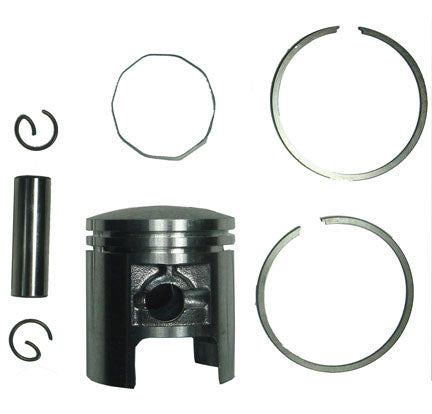 PISTON KIT 49cc 2-stroke  B=41 Pin=10 H=43  Ctr Pin To Top = 21 2 Rings GI