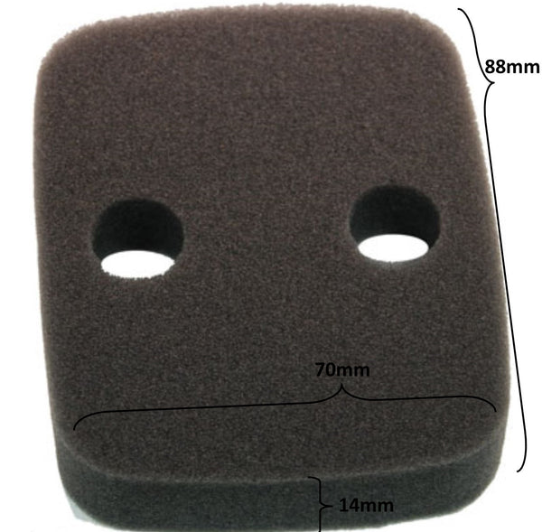 Air Filter 33-46cc  Fits E-Ton Rascal, Viper Jr 40cc ATVs, Outboard Motors, Pocket Bikes