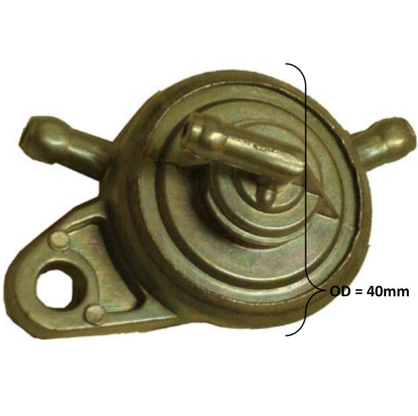 Fuel Valve  Inline  3 NIPPLE OD=40mm  Fits Many Chinese Scooters
