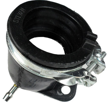 INTAKE MANIFOLD  250cc Offset Hole Angle 15deg, Carb ID=34 Engine ID=28 Nipple=1, Bolts c/c=56mm