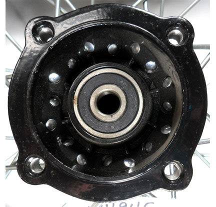 Rear Wheel with TireRim=1.85x12Tire=3.00x12  Disc Brakes  Side 1 Bolts Cross c/c=90mm Side 2=100mmAxle ID=12mm