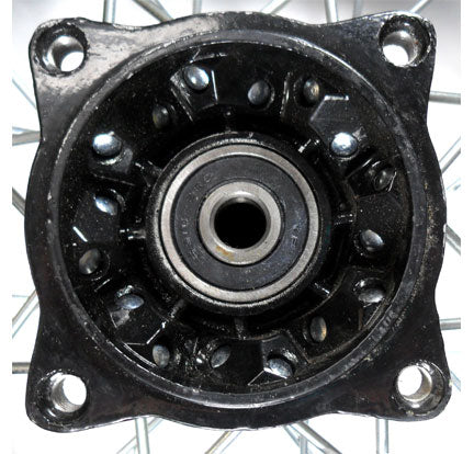 Rear Wheel with TireRim=1.85x12Tire=3.00x12  Disc Brakes  Side 1 Bolts Cross c/c=90mm Side 2=100mmAxle ID=12mm