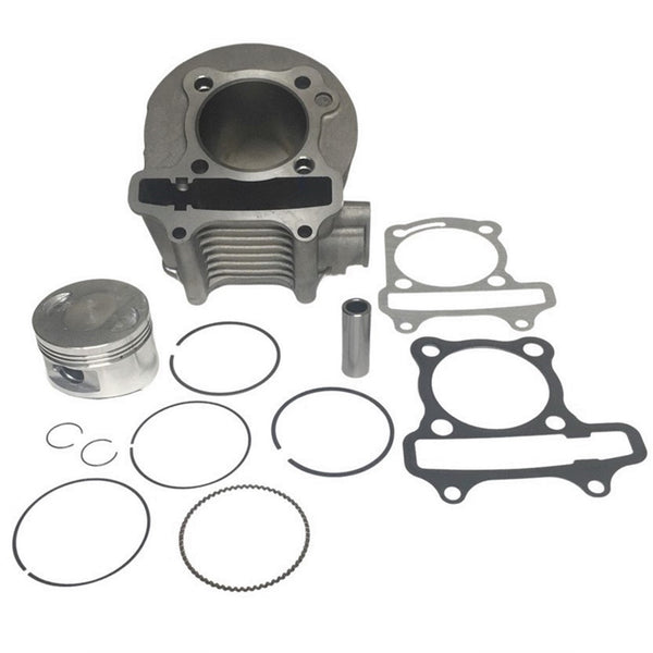 Cylinder Piston Top End Kit  180cc 4 Stroke GY6-180 ATVs, GoKarts, Scooters  TYPE 1 BOLT PATTERN B=61 H=69  NOTE:Cyl Skirt OD=65 May require opening crankcase, check before ordering.