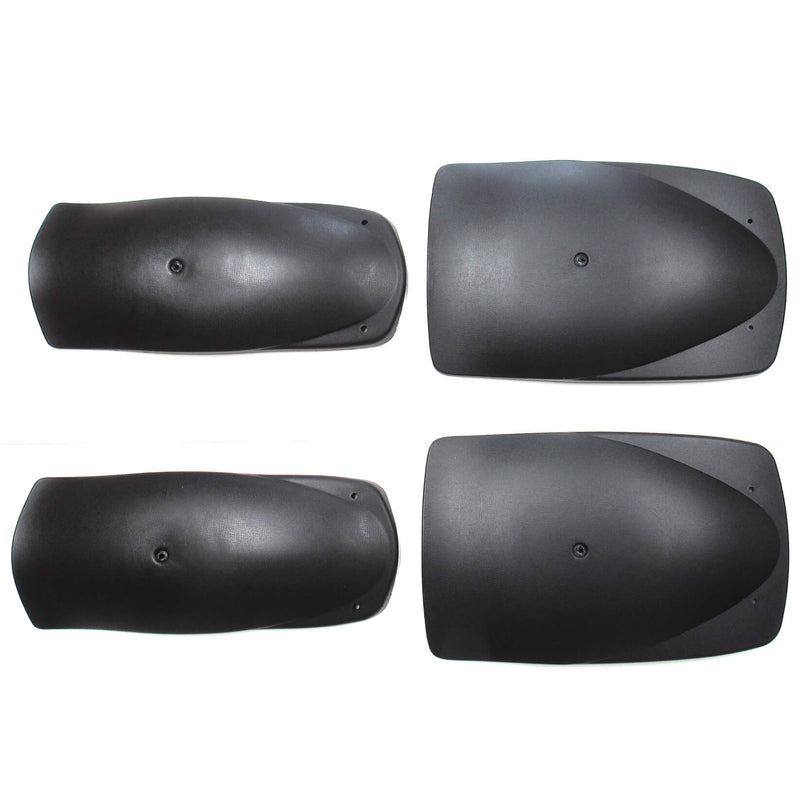 GoKart Fender Kit 4 PC  2pc 10.5x17 - 2pc 7.5x17 All Black