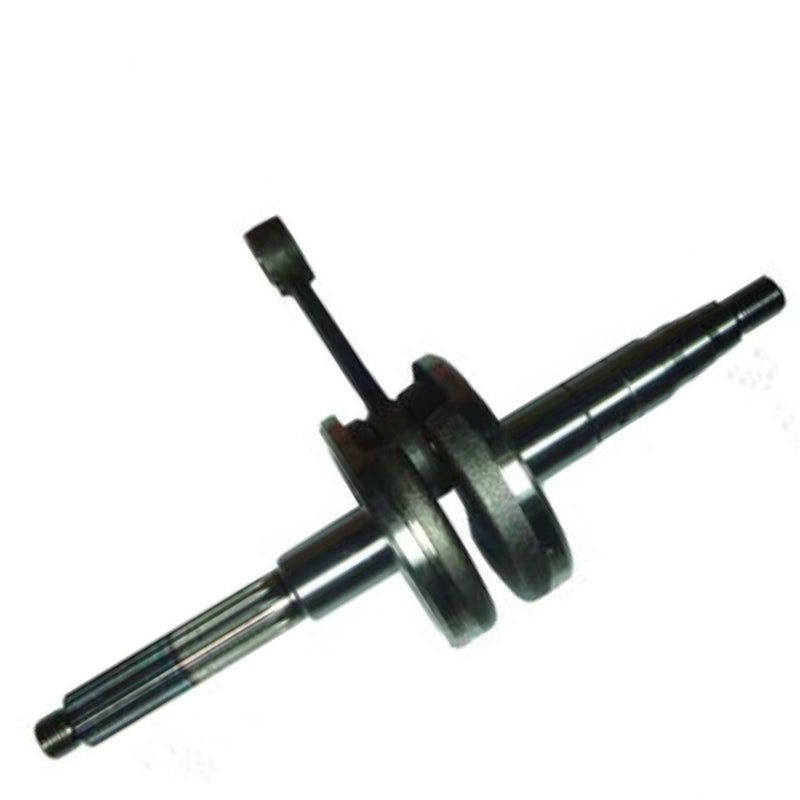 Crankshaft 49-50cc 2 Stroke Fits E-Ton Impuls TXL50, Lightning AXL50, Viper RXL50cc ATVs + 49cc Beamer, Matrix 50 Scooters Polaris Alpha Sports Dinli Vento Jog + More  Splines=17 Shaft OD=13 Piston Pin=10