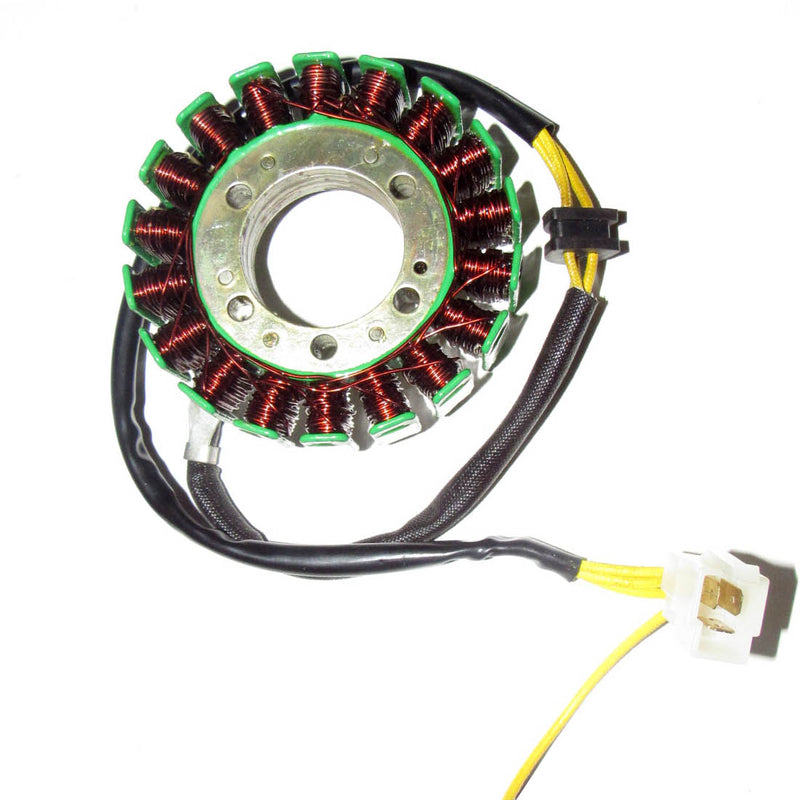 Stator 250cc 4-Stroke CF250, CN250 + Others  18 Coil OD=103  ID=42 H=28 Bolts c/c=52  3 Pin in 3 Pin Female Jack + 1 Wire