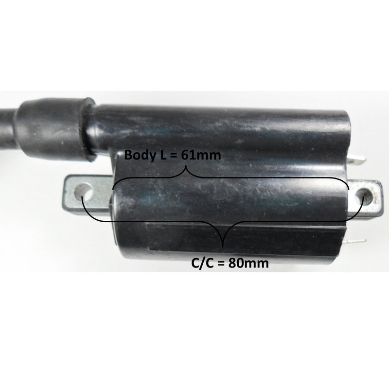 Ignition Coil  Plug Cap=45deg 16