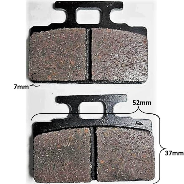 Disc Brake Pads  Fits Many Chinese Scooters  52x37x7