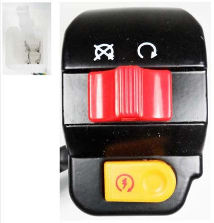 Handlebar Switch (Right Hand)  4 Pins in 4 Pin FM Jack  Kill - Electric Start