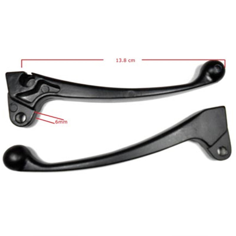 BRAKE LEVER (Left Hand)  Fits many Chinese & Taiwanese Scooters  L=138mm Thick=7mm