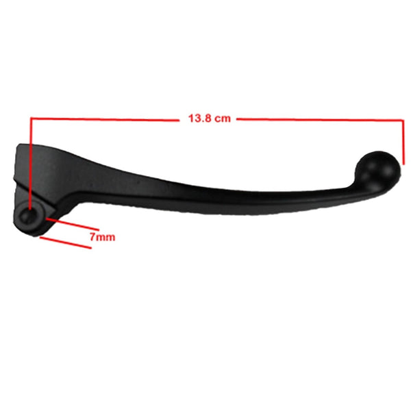 BRAKE LEVER (Right Hand)  Fits Many ATVs & Scooters  L=138mm Thick=7mm