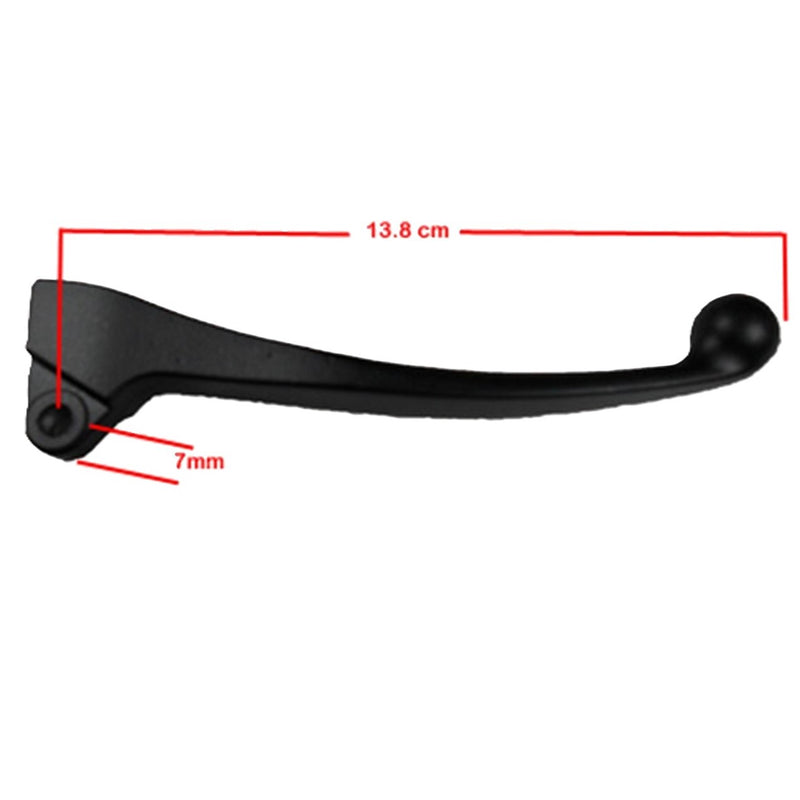 BRAKE LEVER (Right Hand)  Fits Many ATVs & Scooters  L=138mm Thick=7mm