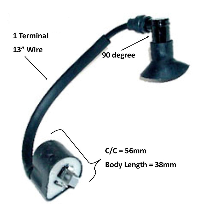 Ignition Coil  Fits E-Ton Impuls TXL50-TXL90-E-Ton Lightning 50-Thunder 90-Sierra DXL90 + Others