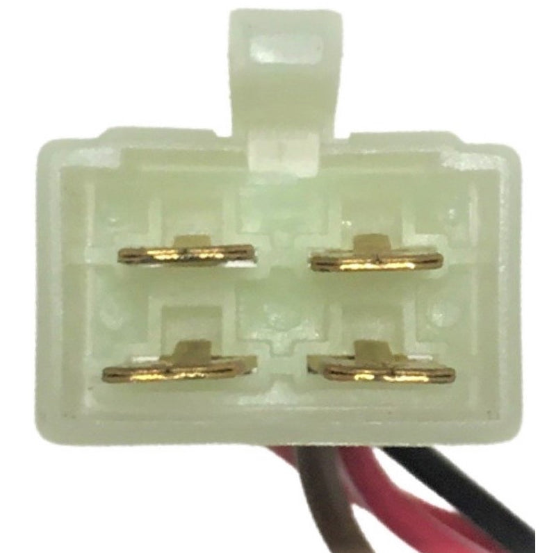 Key Ignition Switch  Fits E-Ton-Impuls TXL50,TXL90-Lightning AXL50-Thunder AXL90-Viper RXL50, 70, 90, 150cc Polaris Alpha Sports Dinli ATVs + More 4 Pins in 4 Pin FM Jack OD=25mm