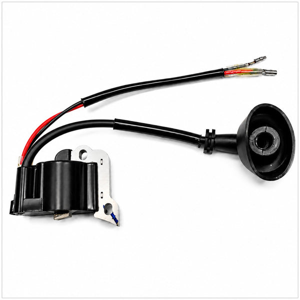Ignition Coil 40cc, Plug Cap 90DEG, 2 single wires