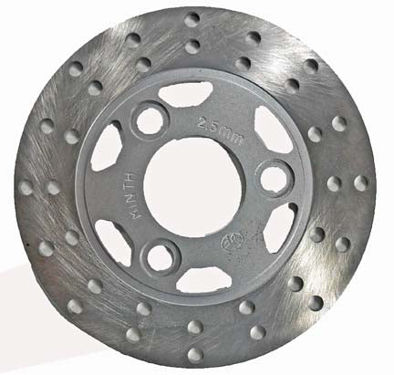 Disc Brake Rotor  Fits E-Ton Beamer 50, Matrix 50, 49cc Scooters OD=155 ID=41 Bolts c/c=57
