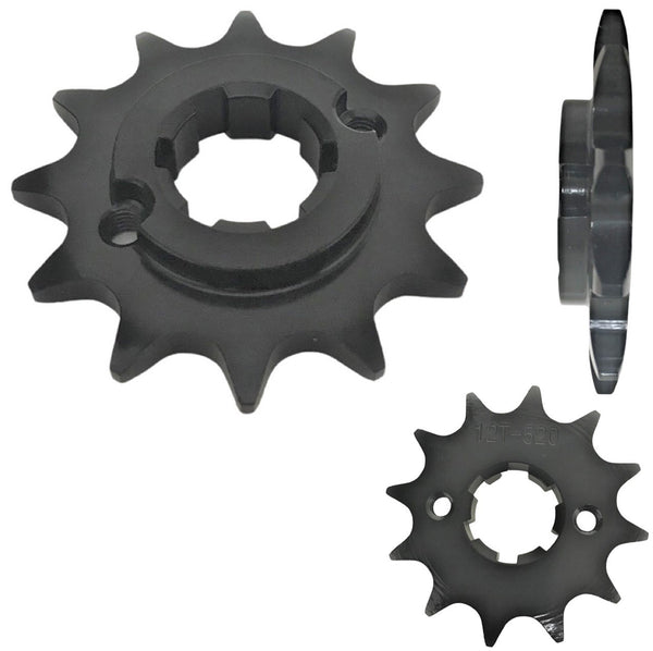 Front Sprocket #520 12th  Fits E-Ton Yukon YXL150, CXL150, Viper RXL150 ATVs + More