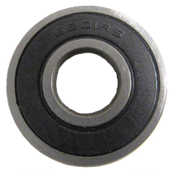 Ball Bearing 6201RS  ID=12 OD=32 W=10  Sold Per Pc  The rubber shield color may vary from our picture