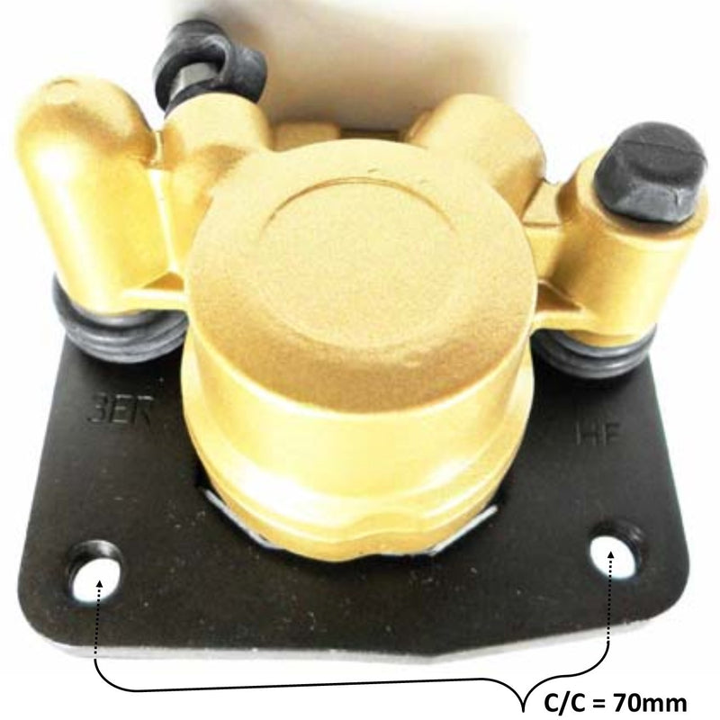 Front Left Disc Brake Caliper Fits E-Ton Vector 250 ATVs. Mounting Bolts c/c= 68mm