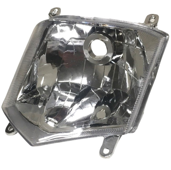 ATV Headlight Housing Fits many small 50-125cc ATVs. Top Bolts c/c=110mm Bottom c/c=95mm