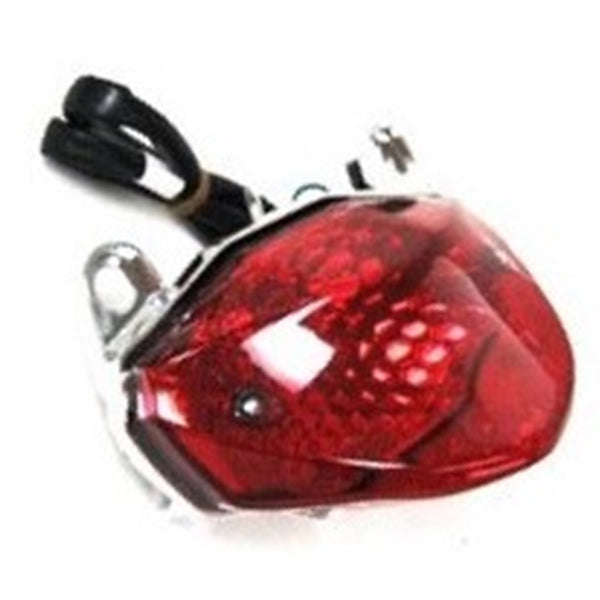 Scooter Tail Light  5 Pin in 6 Pin Female Jack + 6 Wires Holes c/c=138mm or 5.4