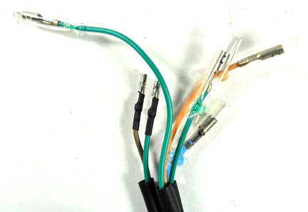 Scooter Tail Light  5 Pin in 6 Pin Female Jack + 6 Wires Holes c/c=138mm or 5.4