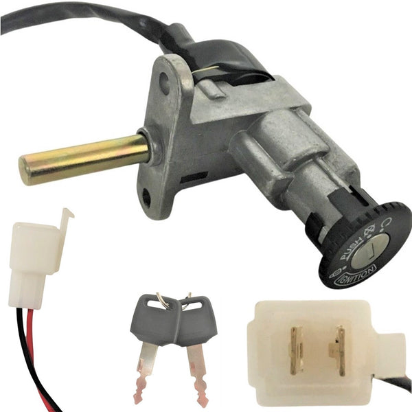 Ignition Switch  Fits E-Ton Sport 150 + others 2 pins in 2 pin FM Jack Bolts c/c=50mm