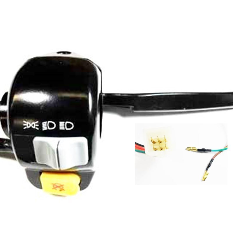 Handlebar Switch (Right Hand) W/Lever  Light/Kill Switch  6 Pins in 6 Pin FM Jack