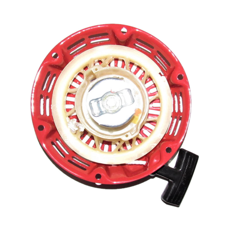 Pull Starter  Fits Coleman KT196, Honda Type GX160 -GX200 and Other 5.5HP (163cc) - 6.5HP (212cc) Motors Used on Generators, GoKarts, Minibikes, Power Equipment  Bolts Ctr to Ctr=160mm OD=175mm  Used on Gokarts, Minibikes, Power Equipmen