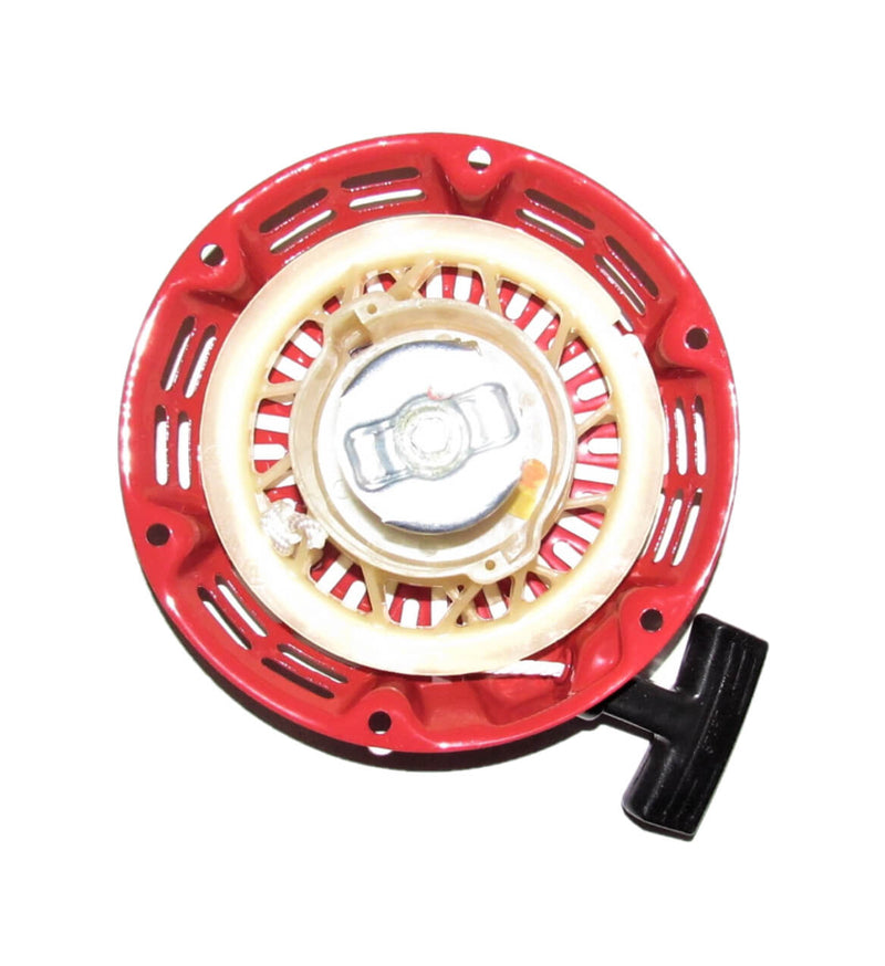 Pull Starter  Fits Coleman KT196, Honda Type GX160 -GX200 and Other 5.5HP (163cc) - 6.5HP (212cc) Motors Used on Generators, GoKarts, Minibikes, Power Equipment  Bolts Ctr to Ctr=160mm OD=175mm  Used on Gokarts, Minibikes, Power Equipmen