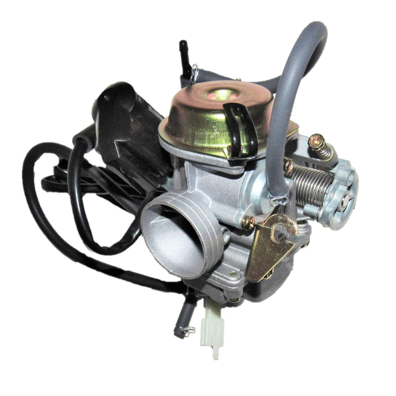 Runtong CVK PD24J Carburetor  Intake OD=32mm Air Box OD=42mm  Fits Most GY6 125, 150, 180cc ATV, GoKarts, Motorcycles, Scooters