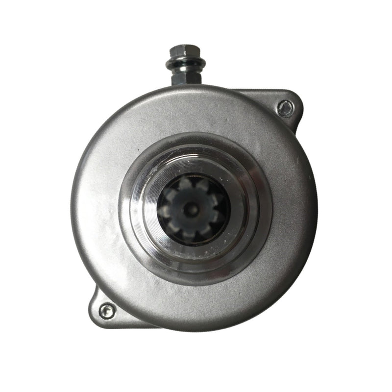 Starter 150-250cc CG Type ATV, Dirtbike, GoKart, Scooter, Bottom Mount  Shaft OD=11 Splines=9 Flange=30 Bolts c/c=52 Body to Ctr Leg Hole=12mm