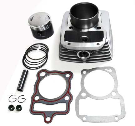 Cylinder Piston Top End Kit  125cc 4 Stroke CG125 ATV, Motorcycles  B=56.5mm H=69mm