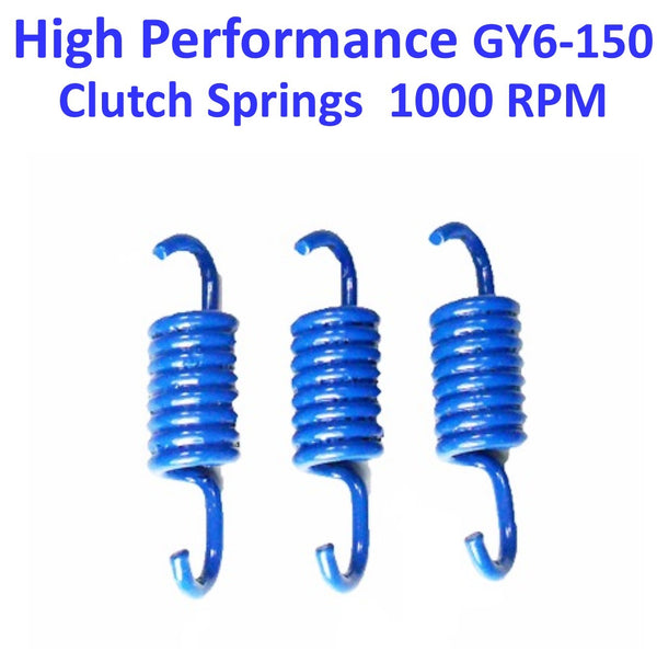 Clutch Spring Set  HIGH PERFORMANCE Blue +1000 RPM  GY6-125, GY6-150 Chinese ATVs, GoKarts, Scooters