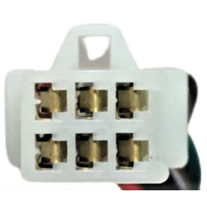 Ignition Switch  Fits Many ATVs, Dirtbikes, GoKarts  6 Pins in 6 Pin Male Jack
