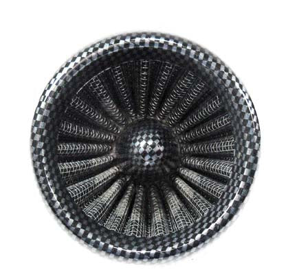 High Performance Carbon Graphite Air Filter ID=42mm  Fits 125-150cc ATV, GoKarts, Scooters with PD24J Carburetors