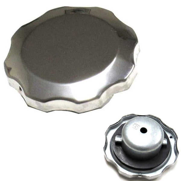 Gas Cap  38mm Chrome OD=70mm  Fits ATVs, GoKarts, Minibikes, Power Equipment  Fits Honda GX Type Motors + Others