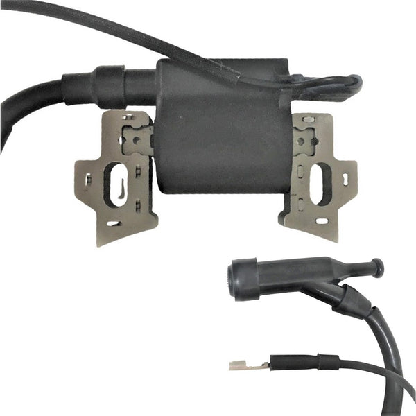 Ignition Coil  Fits Honda Type GX110 -GX200 and Other 5.5HP (163cc) - 6.5HP (212cc) Motors Used on Generators, GoKarts, Minibikes, Power Equipment, Bolts c/c=58mm, 1 Bullet wire