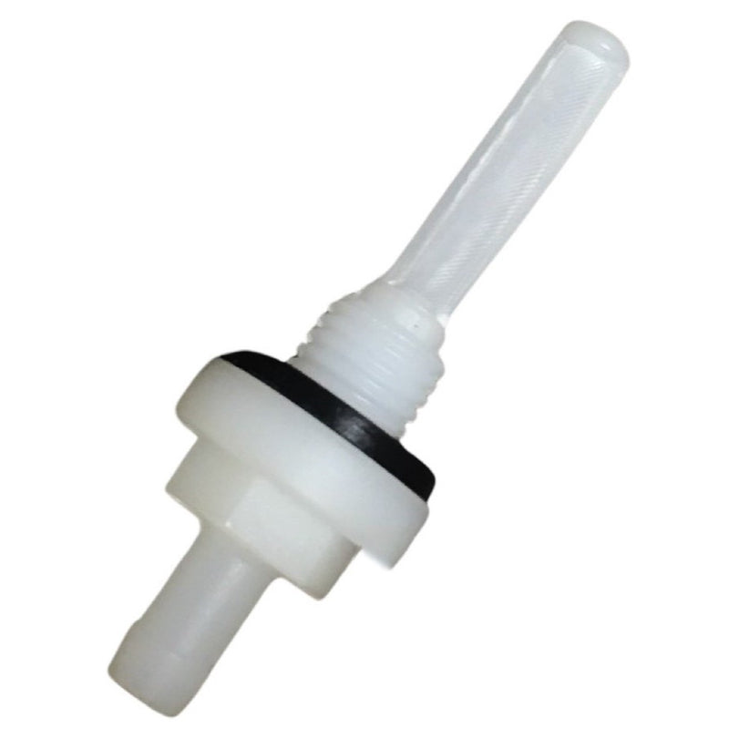 FUEL FILTER  Fits into Gas Tanks of Many Gokarts, Minibikes, Power Equipment Etc.  Thread OD=9.8mm Nut OD=12mm L=53mm