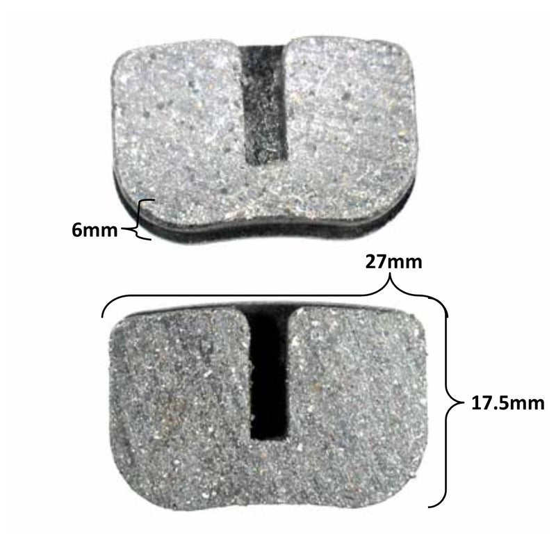 Disc Brake Pads  Fits Baja Mini Bikes + Many Other Products  27x17.5x6 Sold Per Set