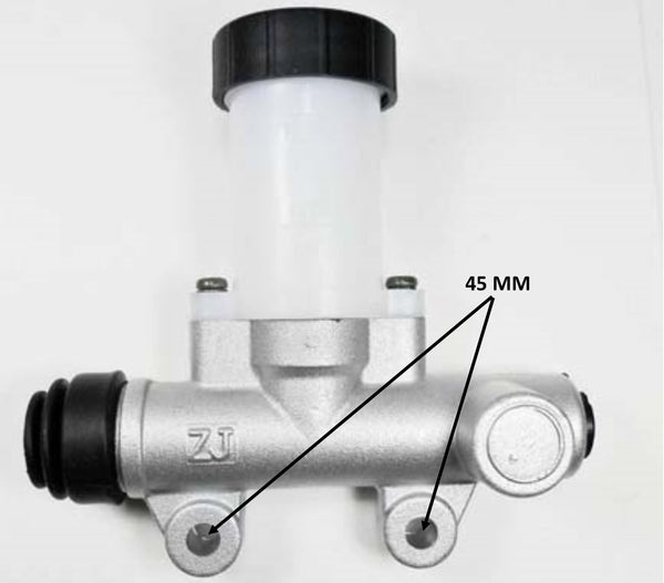 BRAKE MASTER CYLINDER  Fits Many ATV, Dirtbikes, GoKarts  Bolts c/c=45mm