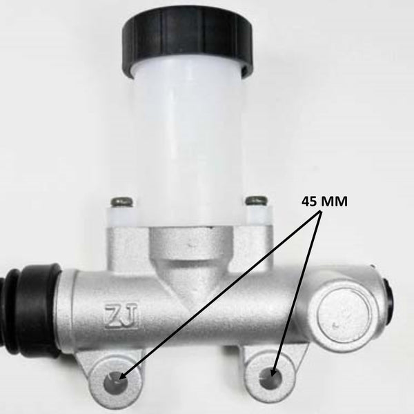 BRAKE MASTER CYLINDER  Fits Many ATV, Dirtbikes, GoKarts  Bolts c/c=45mm