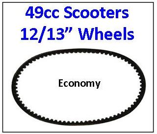 Belt 729x17.5x30  Economy  Fits Most Chinese GY6 49cc 4 stroke Scooters With 12&13