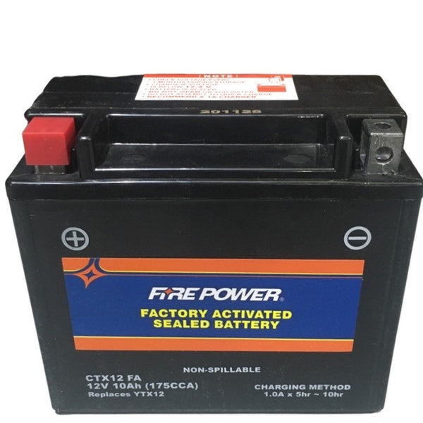 CTX12 FAFire Power Battery L=5 3/4