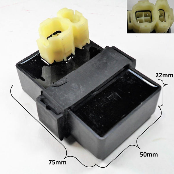 CDI Box 4 Stroke  4 Pins in 4 Pin Jack  2 Pins in 2 Pin Jack  75mm x 50mm x 22mm