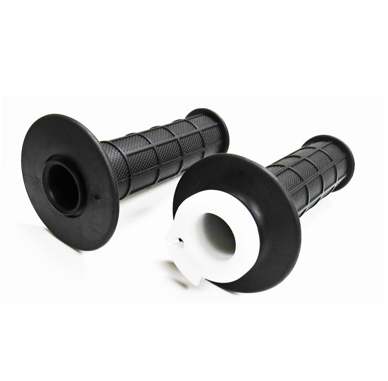 Dirt Bike Grip Set with Throttle Tube Fits 7/8