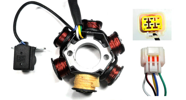 Stator 6 Coils 5 Pin in 6 Pin FM OD=83mm ID=29mm c/c=41mm