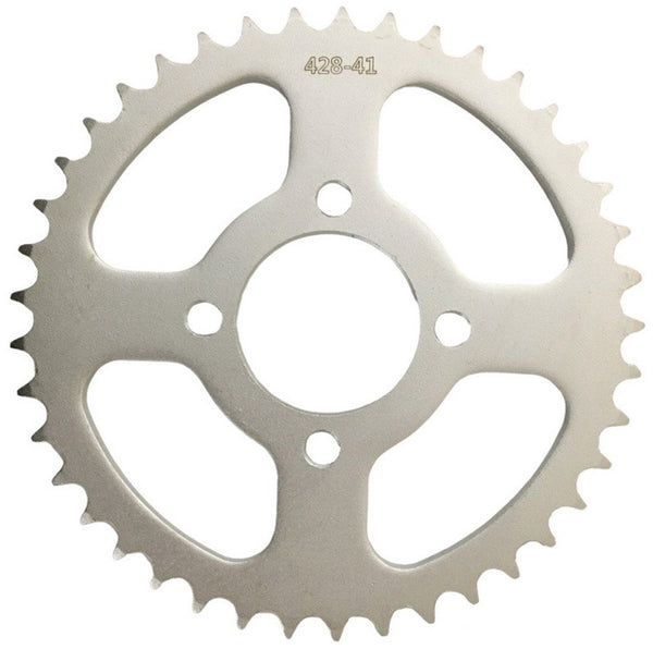 Rear Sprocket #428 41th Fits Tao Tao GK110, Coolster GK6125, Peace GK125, Roketa 110-125cc GoKarts Bolts c/c=67 ID=48